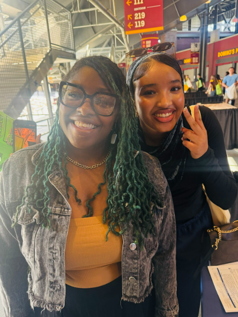 Council Member Wonsley tabling at the ExploreU event at UMN Welcome Week.
