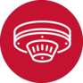 Icon of a smoke detector