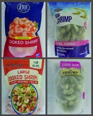 Recalled shrimp products - October 2025