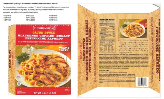 Trader Joe's RTE -  Oct 2025