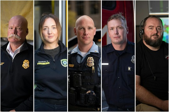 City of Minneapolis first responders (Photo credit to Renée Jones Schneider/The Minnesota Star Tribune)
