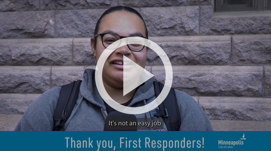 Video preview of Minneapolis First Responders Thank You video
