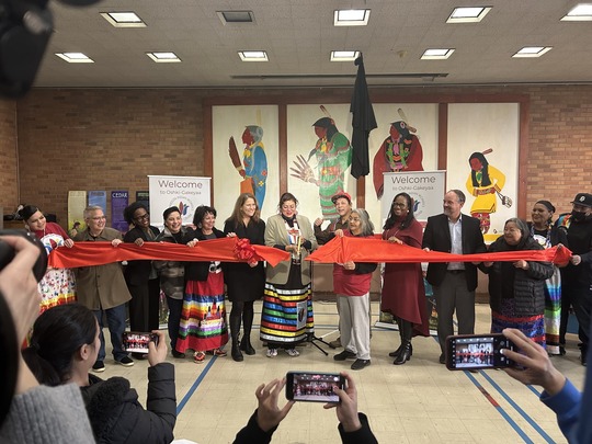 Native housing grand opening