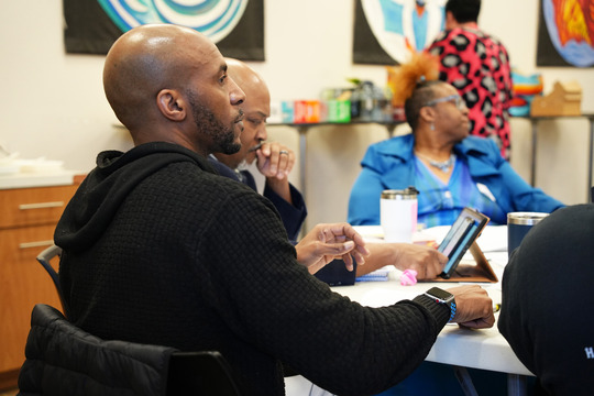 Dywon Tatum participates in the Blueprint Approved Institute.