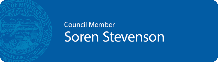 News from Council Member Soren Stevenson