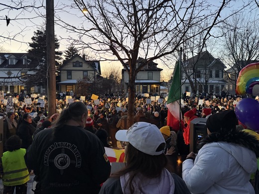 Picture at the vigil