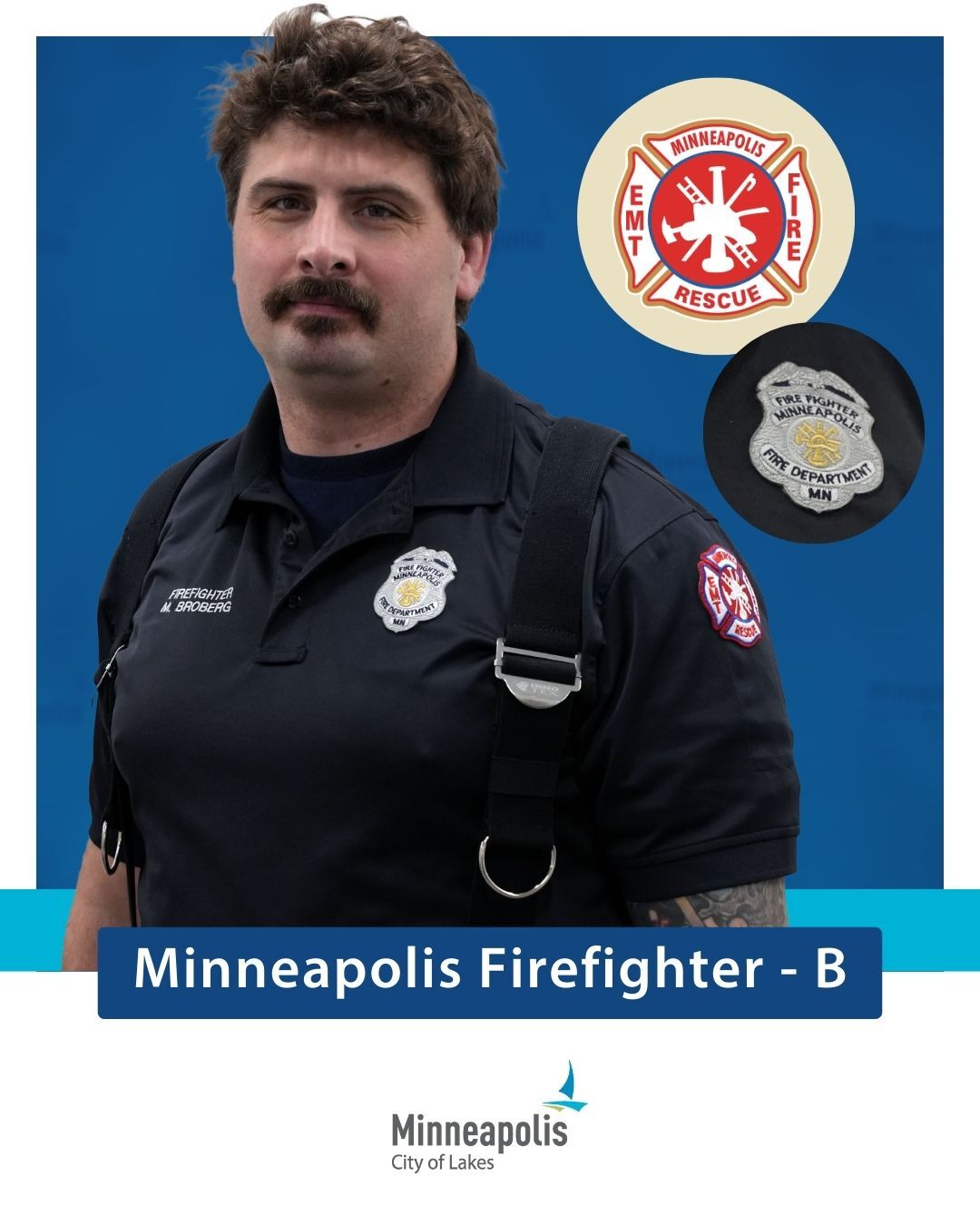Minneapolis firefighter - B