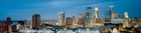 Banner of Minneapolis skyline