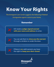 Know Your Rights checklist
