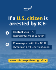 what to do if a U.S. Citizen is arrested by ICE