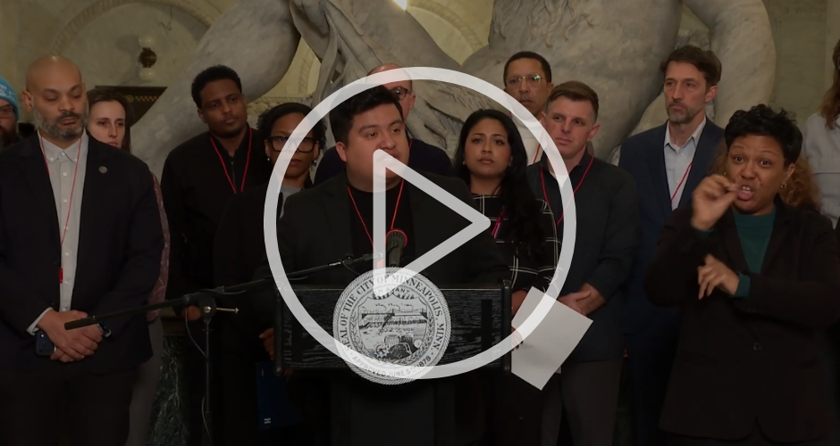 Press conference: City Council members speak out against ICE violence in Minneapolis, announce plans for updates