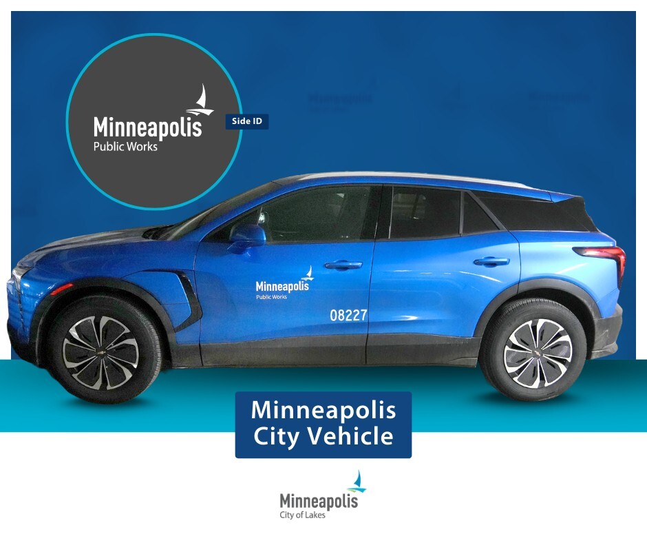 Minneapolis City Vehicle example Public Works SUV