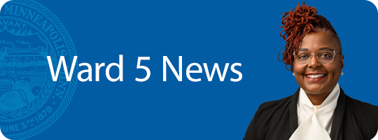 Ward 5 News from Council Member Pearll Warren