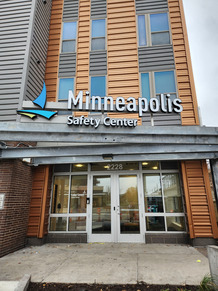 Lake street safety center exterior.