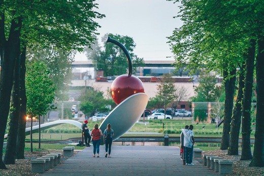 Photo of Sculpture Garden/Spoonbridge and Cherry