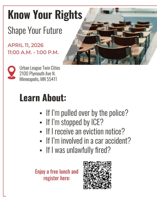 Urban League: Know Your Rights Flyer
