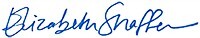 Elizabeth Shaffer signature