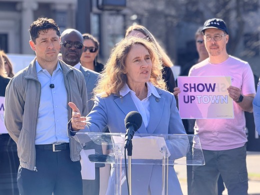 Councilmember Shaffer speaks at Uptown press conference