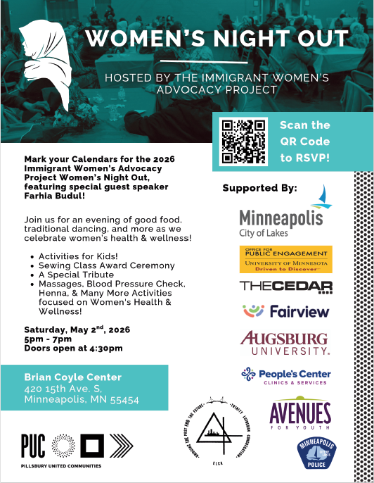 Flyer for Women’s Night Out. 