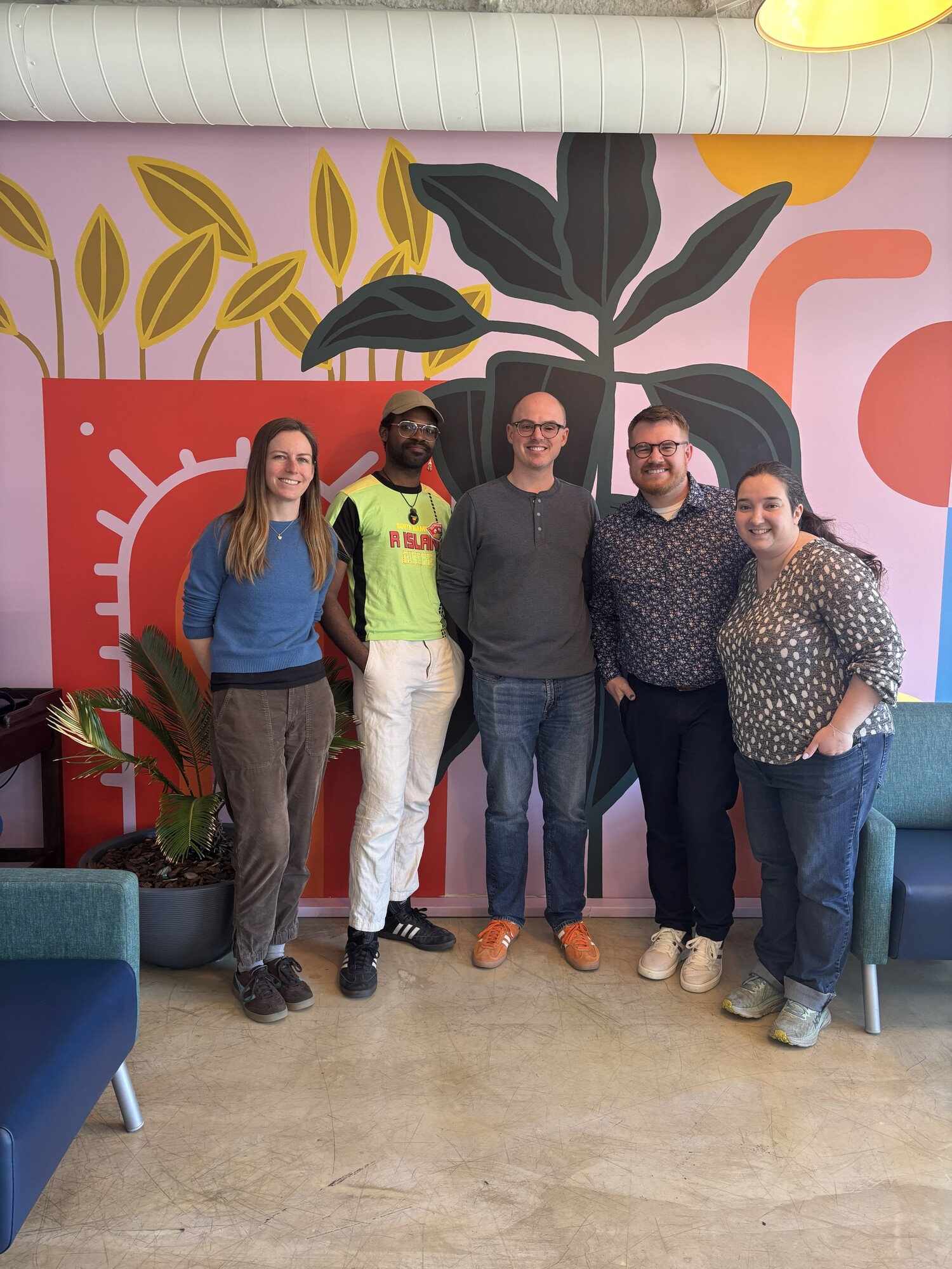 Photo of CM Stevenson and team at the Aliveness Project