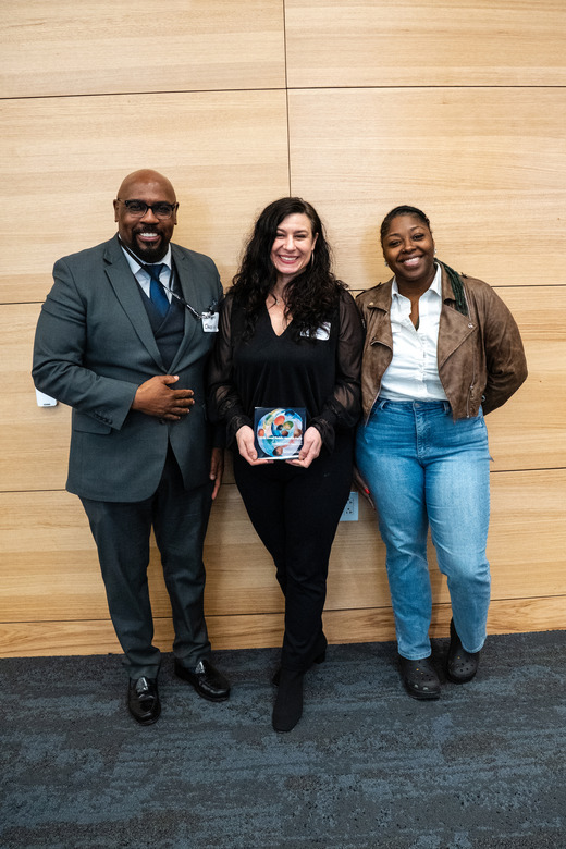 Council Member Wonsley with Portland House leadership and Minneapolis Health Commissioner Damon Chaplin at the Public Health Heroes Award Ceremony. 