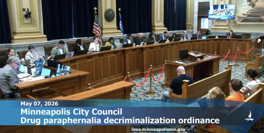 Minneapolis City Council and the dais