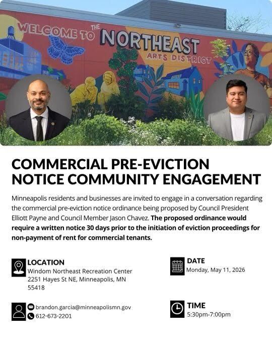 Commercial pre-eviction event