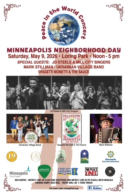Peace in the World concert poster