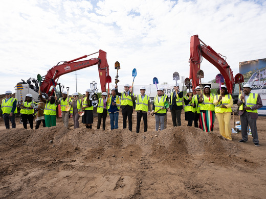 Groundbreaking for Upper Harbor