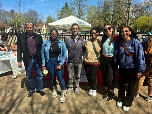 Council Member Wonsley and Seward community leaders at Seward Neighborhood Day. 