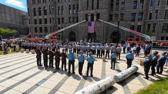 National Police Week event in front of City Hall