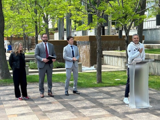 Manny Lagos and Mayor Frey announce Soccer Celebration 2026