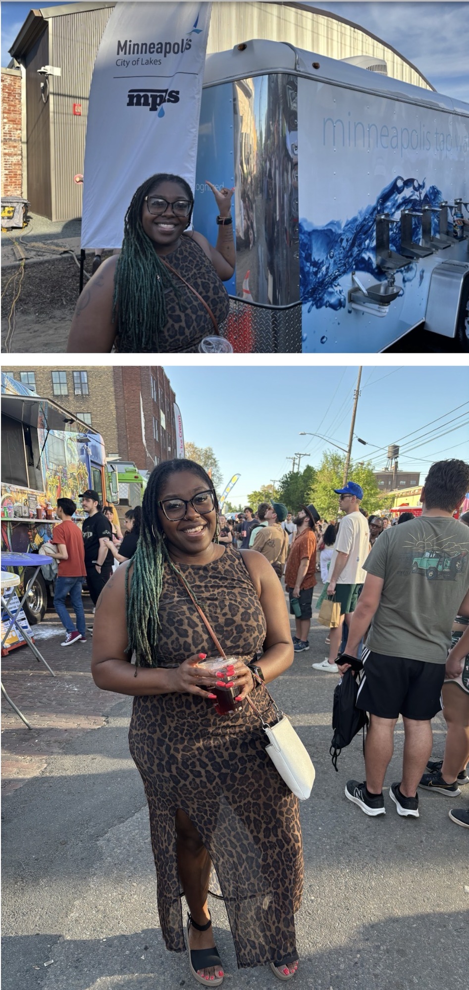 Council Member Wonsley at Art-O-Whirl.