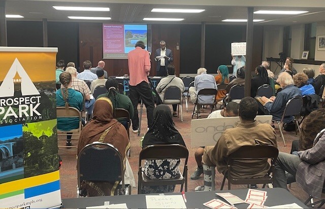 Prospect Park Association Meeting about Glendale Townhomes Redevelopment