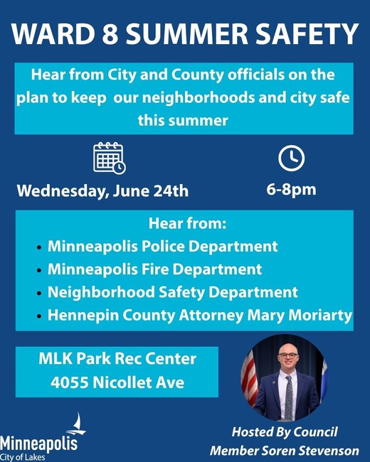 Flyer for Summer Safety Event