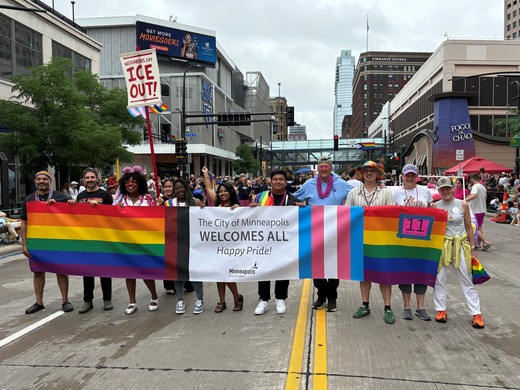 City Council at Pride parade