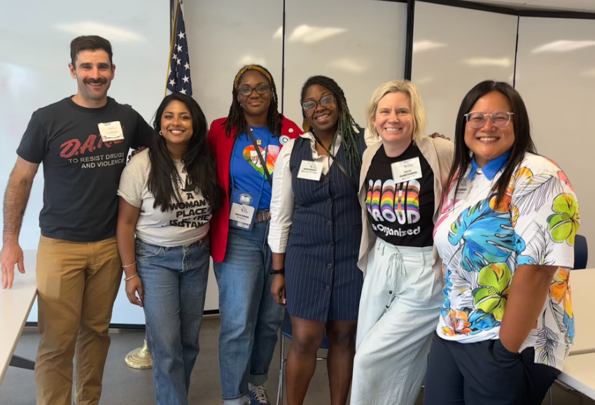 CM Wonsley standing alongside local elected and labor leaders at the MRLF elected official convening.