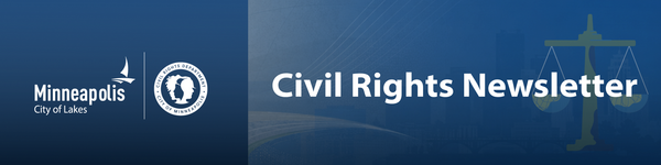 City of Minneapolis Civil Rights newsletter