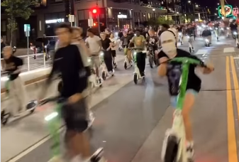 Scooter takeover last weekend