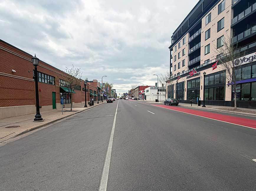 Photo from Public Works of project area