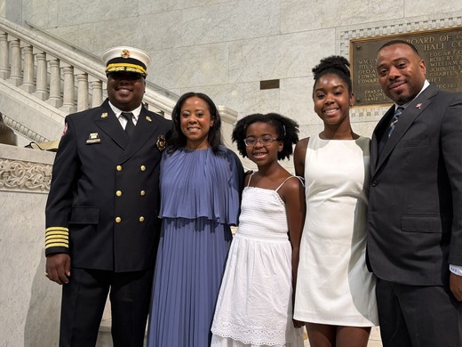 Chief Freeman and family