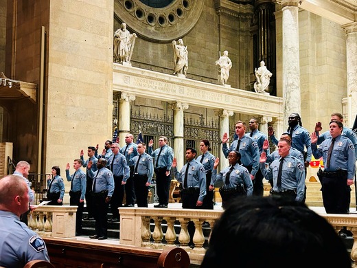 MPD swearing-in at Basilica