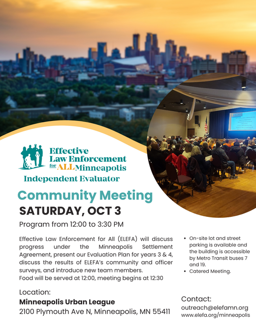 ELEFA Community Meeting