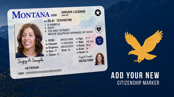 Add a new citizenship marker on your driver license