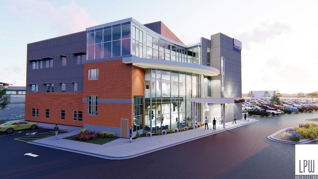 Exterior View showing art visibility from 10th