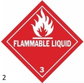DOT Flammable Label