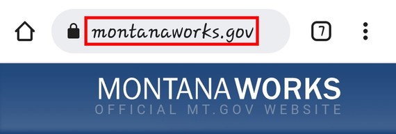 Image of MontanaWorks.gov URL