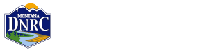 DNRC Logo with white text