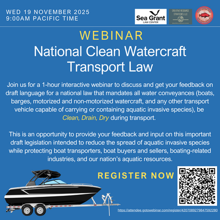 National Clean Watercraft Transport Law
