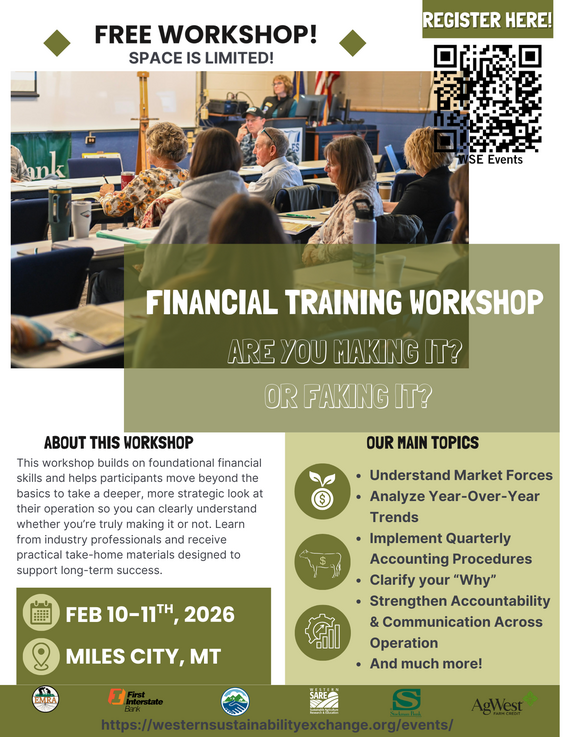 Financial planning workshop flier
